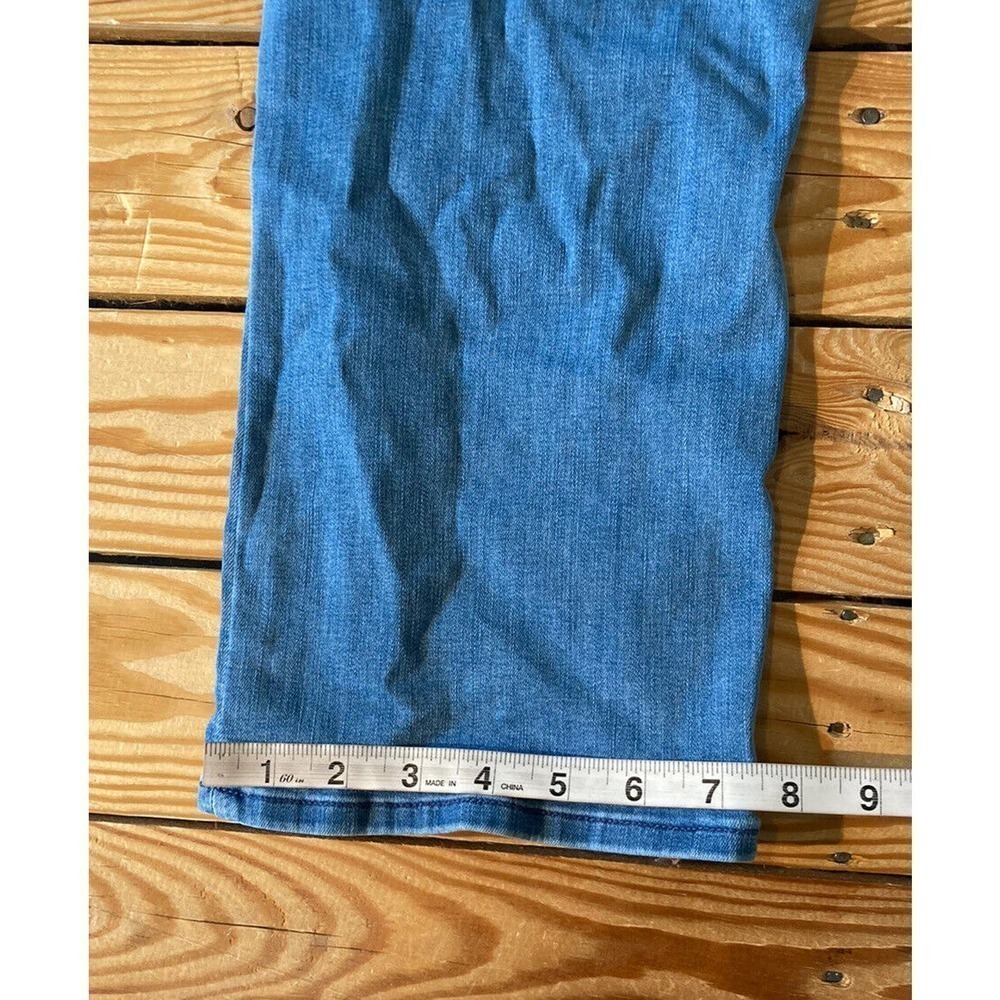 NEW NYDJ Crop Straight Leg Jeans Size 8 Women’s Blue - Picture 10 of 11